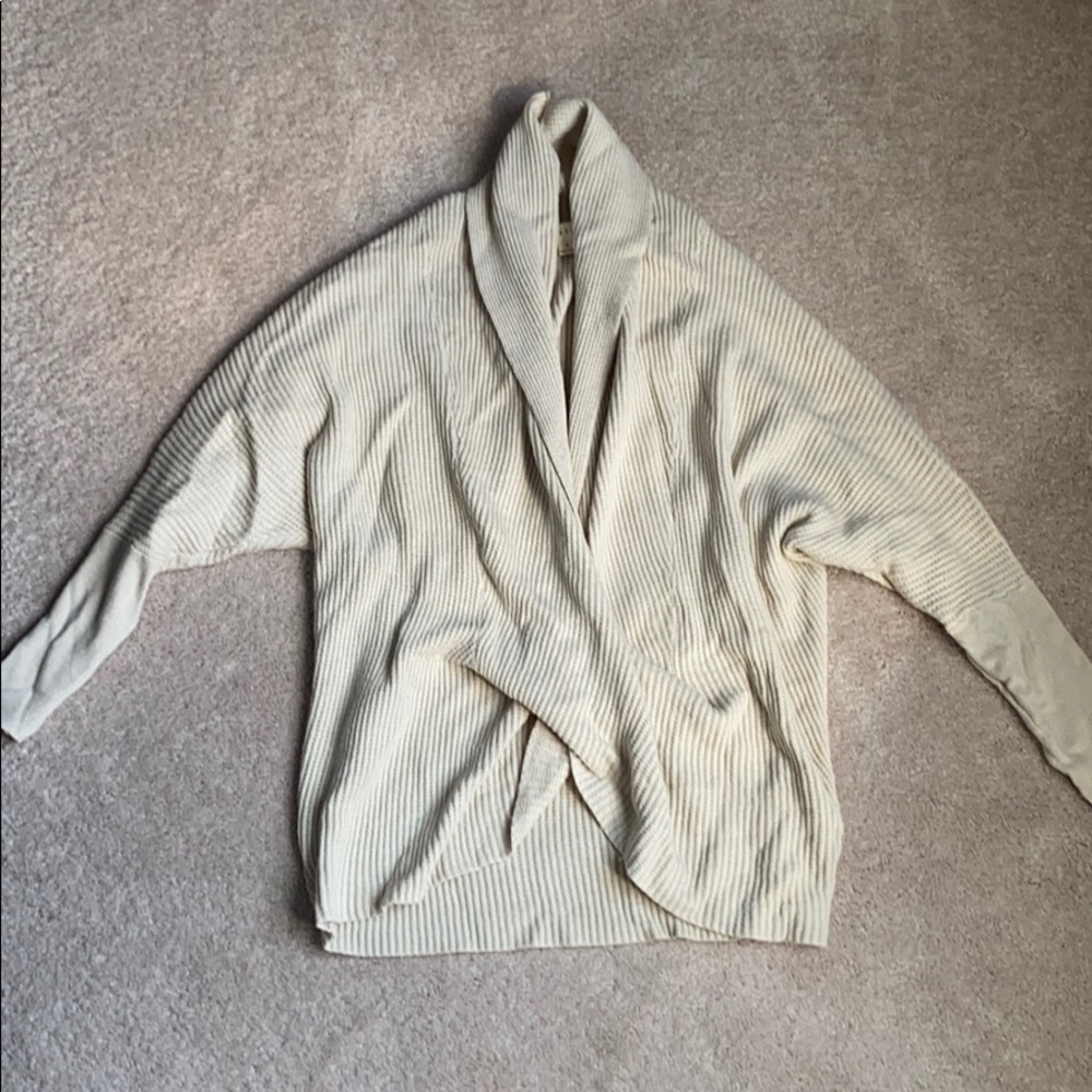 Drape Front Sweater